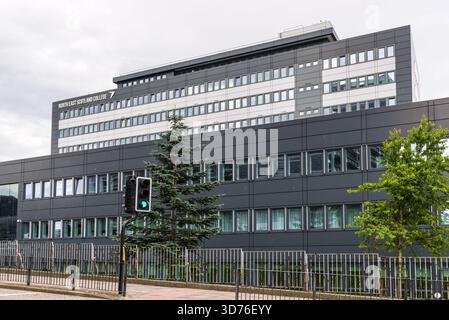 Aberdeen, Écosse, Royaume-Uni - 7 juillet 2024 : North East Scotland College est situé à Aberdeen, Écosse, Royaume-Uni. Banque D'Images