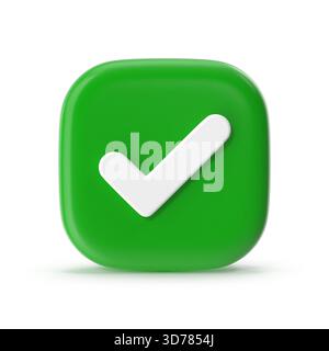 Isolé sur blanc , image de rendu 3D. Banque D'Images