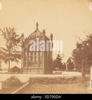 Tombeau d'ex. Président Monroe. Autres vues du centenaire de Virginie., 1850 - 1930. Virginie, Richmond (Virginie). Monroe, James, 1758-1831. Tombeau. Empreintes d'albumen Banque D'Images