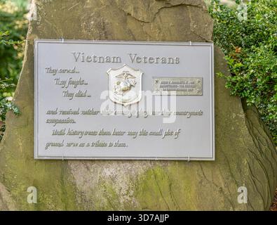 le mémorial hommage au vietnam verterans à bridgehampton, ny Banque D'Images