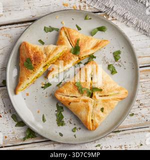 Boulettes farcies au curry Banque D'Images