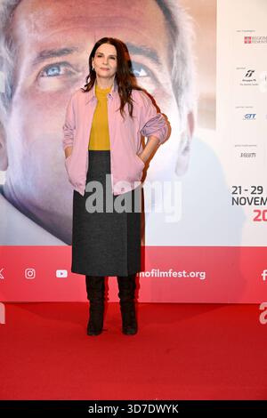 Turin, Italie. 25 novembre 2025. 43ème Festival du film de Turin 2025, jour 4 - Juliette Binoche Photocall. Photo : Juliette Binoche crédit : Agence photo indépendante/Alamy Live News Banque D'Images