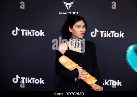 Berlin, Allemagne. 25 novembre 2025. Diehuepsche assiste à la cérémonie des TikTok Awards au Kraftwerk Berlin. Crédit : Christoph Soeder/dpa/Alamy Live News Banque D'Images