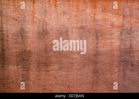 Texture de planche de bois brun, granuleux, bon marché Banque D'Images
