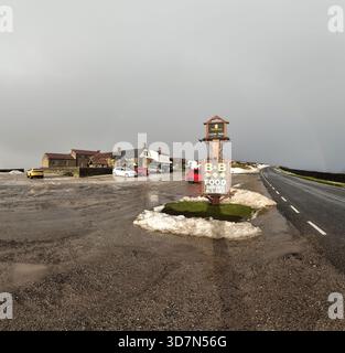 Le Lion Inn, Blakey Ridge paysage hivernal Banque D'Images