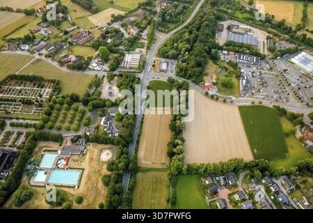 Open space South of Doctor-Loeb-Caldenhof-Strasse McDonald's, HGartenCenter Hesse, Werler Strasse, Hamm, Ruhr Region, Rhénanie du Nord-Westphalie, Allemagne, DE Banque D'Images