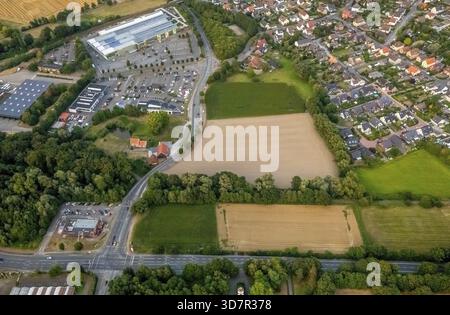 Open space South of Doctor-Loeb-Caldenhof-Strasse McDonald's, HGartenCenter Hesse, Werler Strasse, Hamm, Ruhr Region, Rhénanie du Nord-Westphalie, Allemagne, DE Banque D'Images