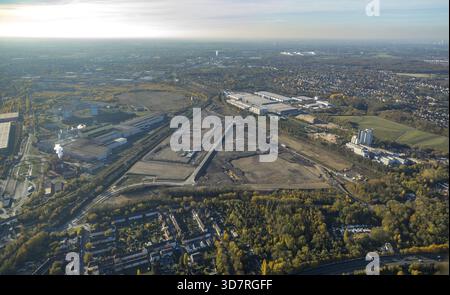 Zone partielle de l'ancienne Westfalenhuette, DSW21, site logistique, projet logistique Westfalenhuette, Scharnhorst-Ost, Dortmund, région de la Ruhr, Nort Banque D'Images