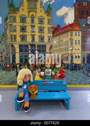 Magasin LEGO à Copenhague Banque D'Images