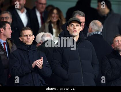 Londres, Royaume-Uni. 26 novembre 2025. L'entraîneur de l'Angleterre Thomas Frank lors du match Arsenal vs Bayern Munich UEFA Champions League à l'Emirates Stadium de Londres. Le crédit photo devrait se lire comme suit : David Klein/Sportimage crédit : Sportimage Ltd/Alamy Live News Banque D'Images