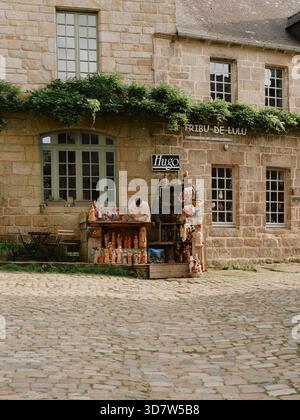 Commune de Locronan dans le département du Finistère en Bretagne dans le nord-ouest de la France. UE Banque D'Images