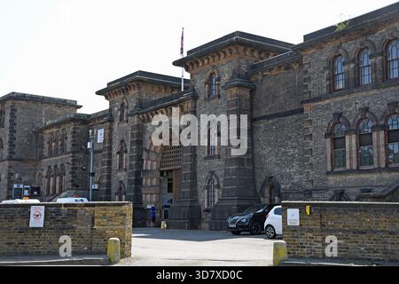 Entrée, HM prison Wandsworth, Wandsworth, Londres, Royaume-Uni Banque D'Images