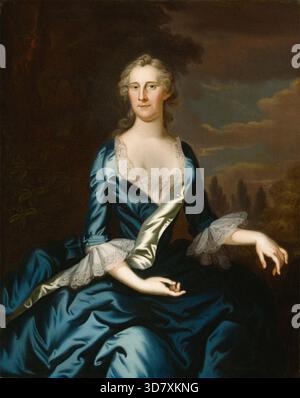 MRS Charles Carroll d'Annapolis, 1753 ou 1754. Banque D'Images