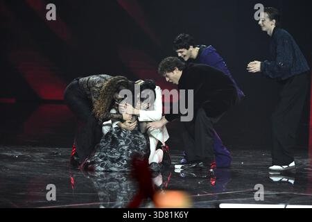 Milano, Trasmissione TV “X Factor” 2025, sesta puntata - semifinaleNella foto : Rob Banque D'Images