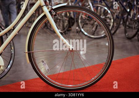 vue rapprochée des parties de bicyclette Banque D'Images