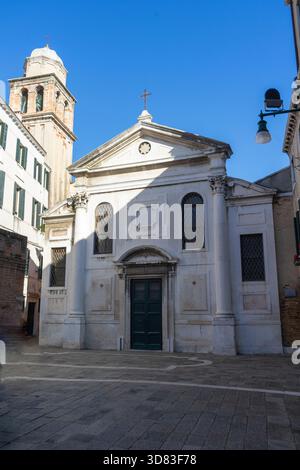 Église San Simeone Profeta ou San Simeone Grande, située à Venise, Italie Banque D'Images