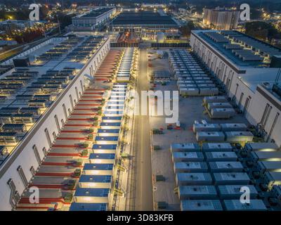 Centre de données pour l'informatique d'intelligence artificielle Banque D'Images