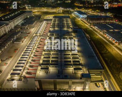 Centre de données pour l'informatique d'intelligence artificielle Banque D'Images