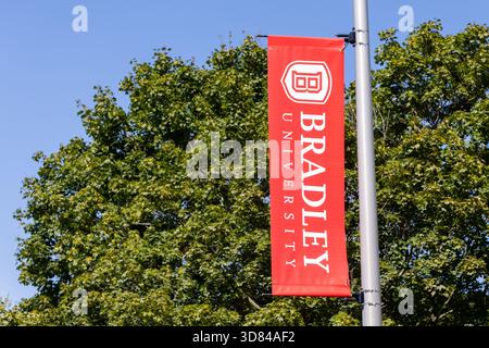 Bradley University est une université privée de Peoria, il qui a été fondée en 1897. Banque D'Images