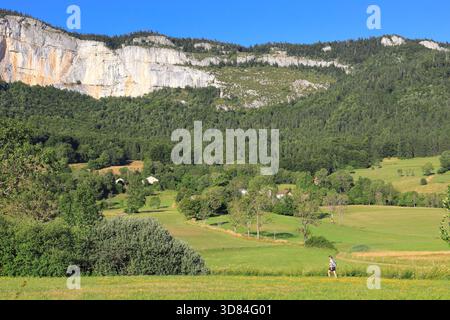 France, Drôme, Vercors, Parc naturel régional du Vercors, Saint-Martin-en-Vercors Banque D'Images