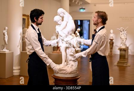 Aperçu des peintures Old Master & 19th Century à Sotheby's Bond Street London . La vente aux enchères du soir aura lieu le 3 décembre 2025 . Banque D'Images