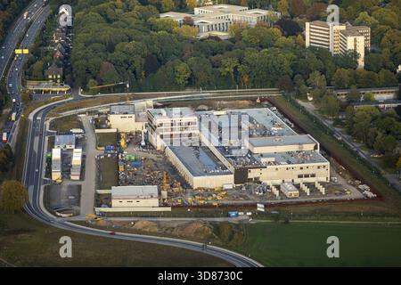 Succursale de la Banque fédérale Aplerbeck, coffre-fort pour les réserves d'or, Fort Knox allemand, chantier de construction de la banque centrale de l'État, Dortmund, région de la Ruhr, Rhénanie du Nord-O. Banque D'Images