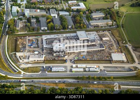 Succursale de la Banque fédérale Aplerbeck, coffre-fort pour les réserves d'or, Fort Knox allemand, chantier de construction de la banque centrale de l'État, Dortmund, région de la Ruhr, Rhénanie du Nord-O. Banque D'Images