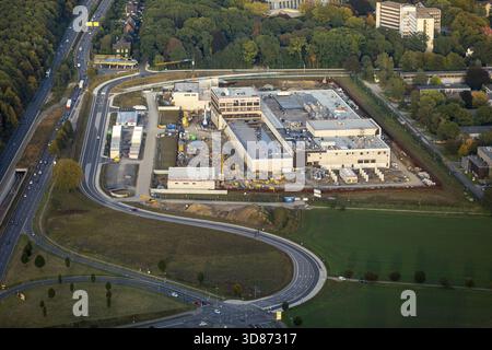 Succursale de la Banque fédérale Aplerbeck, coffre-fort pour les réserves d'or, Fort Knox allemand, chantier de construction de la banque centrale de l'État, Dortmund, région de la Ruhr, Rhénanie du Nord-O. Banque D'Images