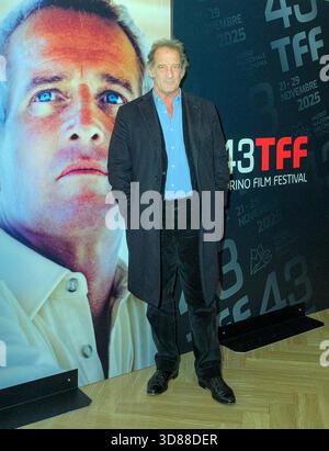 Turin, Italie. 29 novembre 2025. Turin au Festival du film de Turin avec l'acteur Vincent Lindon crédit : Independent photo Agency/Alamy Live News Banque D'Images