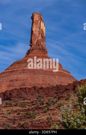 La photographie aérienne des fascinantes formations rocheuses de l'Utah capture les merveilles géologiques à couper le souffle de l'État. Banque D'Images