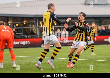 ROTTERDAM, 29-11-25, Sportpark Nieuw Terbregge, saison de football néerlandaise Tweede Divisie 2025/2026. Match entre, Jong Sparta et Rijnsburgse garçons , montre des images , Banque D'Images