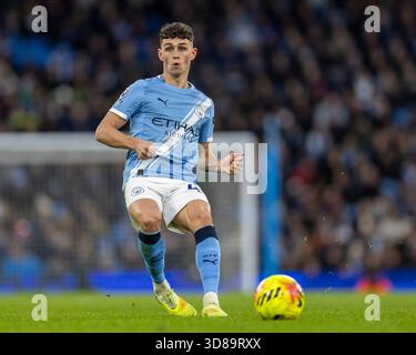 Etihad Stadium, Manchester, Lancashire, Royaume-Uni. 29 novembre 2025. Premier League Football, Manchester City contre Leeds United ; Phil Foden de Manchester City Credit : action plus Sports/Alamy Live News Banque D'Images