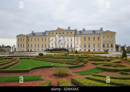 Palais de Rundāle en Lettonie Banque D'Images