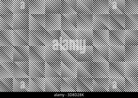 Texture demi-teinte à partir de carreaux carrés avec une direction de dégradé différente. Lignes diagonales noires qui forment un motif d'illusion d'optique. Arrière-plan vectoriel f Illustration de Vecteur