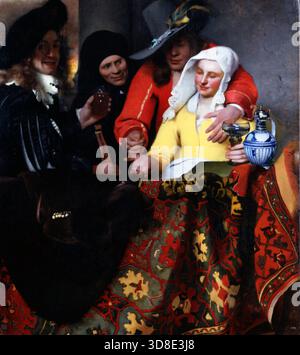 Le Procurement. Johannes Vermeer. 1656. Banque D'Images