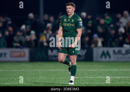 Galway, République d'Irlande. 29 novembre 2025. Sean Naughton du Connacht lors du match de la ronde 6 du United Rugby Championship entre Connacht Rugby et Hollywoodbets Sharks au stade Dexcom de Galway, Irlande le 29 novembre 2025 (photo par Andrew SURMA/Sipa USA). Crédit : Sipa USA/Alamy Live News Banque D'Images
