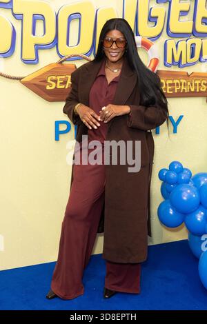 Londres, Royaume-Uni. 30 novembre 2025. Dymund assiste à la projection du film SpongeBob, Search for SquarePants UK Gala film à Odeon luxe, Leicester Square. Crédit : SOPA images Limited/Alamy Live News Banque D'Images