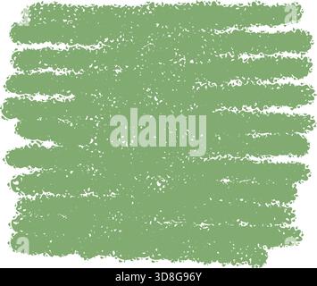 Cadre de griffonnage à la craie verte avec texture rugueuse Illustration de Vecteur