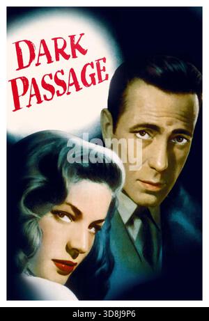 LAUREN BACALL et HUMPHREY BOGART dans LE PASSAGE SOMBRE (1947), dirigé par DELMER DAVES. Crédit: WARNER BROTHERS / Album Banque D'Images