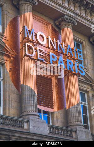 France, ile-de-France, Paris, 7e arrondissement. Quai Conti. Monnaie de Paris Banque D'Images