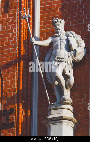 Europe, Lettonie, Riga. Construction de la Fraternité des têtes noires Banque D'Images