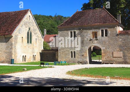France, Bourgogne franche Comte, département de côte d'Or (21), Marmagne (région de Montbard) Abbaye de Fontenay Banque D'Images