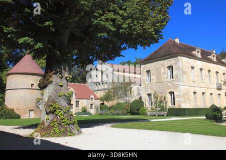 France, Bourgogne franche Comte, département de côte d'Or (21), Marmagne (région de Montbard) Abbaye de Fontenay Banque D'Images