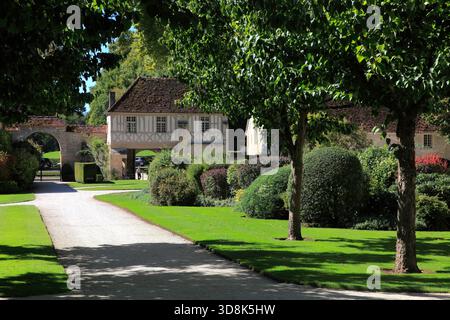 France, Bourgogne franche Comte, département de côte d'Or (21), Marmagne (région de Montbard) Abbaye de Fontenay Banque D'Images