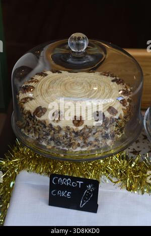 Gâteau aux carottes Banque D'Images