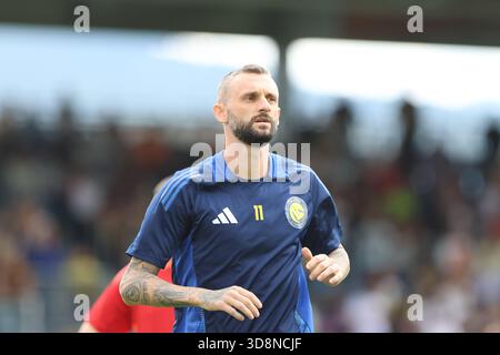 Groedig, AUTRICHE - JUILLET 30 : Marcelo Brozovic d'Al Nassr lors du match amical de pré-saison entre Al Nassr et Toulouse FC au MGG Arena le 30 juillet 2025 à Groedig, Autriche .250730 SEPA 07 057 - 20250730 PD17773 Banque D'Images