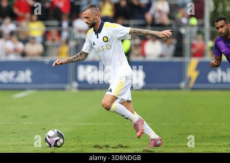 Groedig, AUTRICHE - JUILLET 30 : Marcelo Brozovic d'Al Nassr lors du match amical de pré-saison entre Al Nassr et Toulouse FC au MGG Arena le 30 juillet 2025 à Groedig, Autriche .250730 SEPA 07 015 - 20250730 PD17815 Banque D'Images