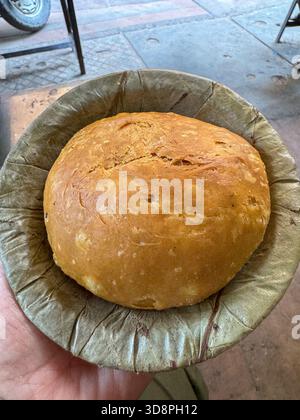 Gros plan de dal kachori Banque D'Images
