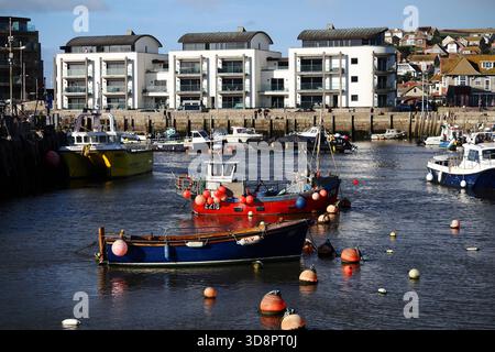 West Bay lieu de vacances Dorset Coast Banque D'Images