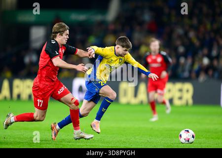 Broendby, Danemark. 1er décembre 2025. Marko Divkovic (24 ans) de Broendby vu lors du match de 3F Superliga entre Broendby IF et FC Fredericia au Broendby Stadion à Broendby. Crédit : Gonzales photo/Alamy Live News Banque D'Images